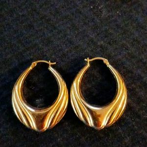 14k Doorknocker Earrings